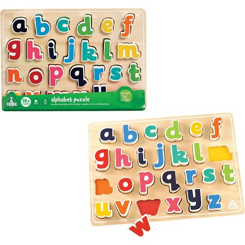 Early Learning Centre Alphabet Puzzle, Develops Hand Eye Coordination, Problem Solving, Learning to Read, Toys for 18 Months, Amazon Exclusive, by Just Play