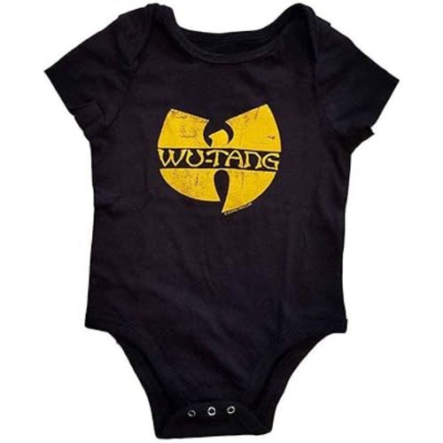 Rock Off officially licensed products Wu-Tang Clan Kids Baby Grow: Logo (Black) Size Large (9-12 months)
