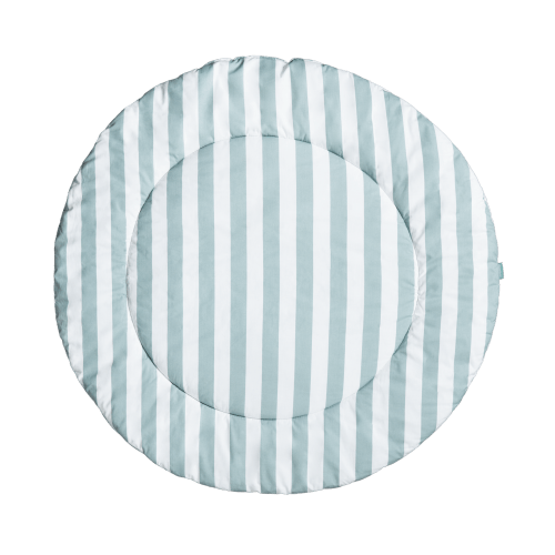 Rounded crawling mat - Popcorn Stripes