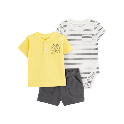 Baby 3-Piece Striped Outfit Set - Carter's | Carter's
