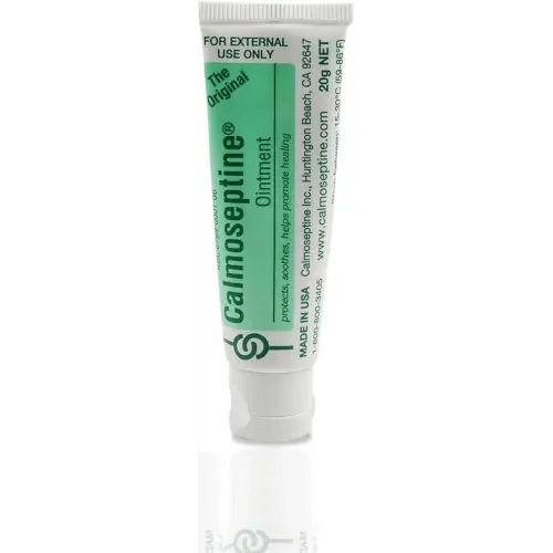 Calmoseptine Ointment. Soothing Menthol Relief for Skin Irritations. 20 gram Travel Size Tube