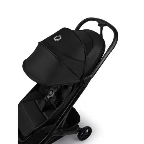 Bugaboo Butterfly 2 travel stroller heritage black sun canopy, heritage black fabrics, black base | Bugaboo