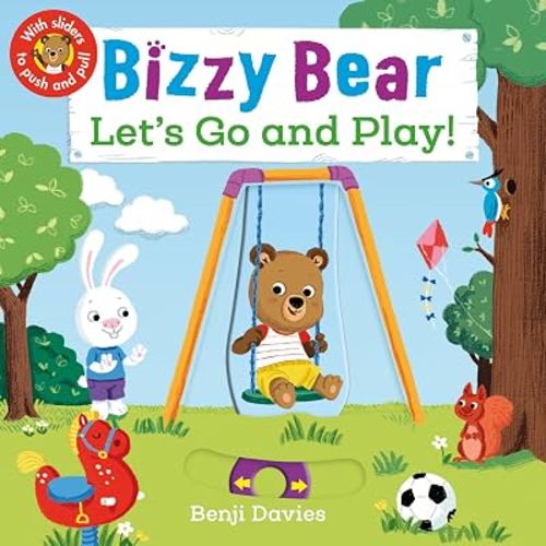 Bizzy Bear: Let's Go and Play: (Interactive Board Book About Playing at the Park for Toddlers - With Sturdy Tabs and Slides to Push and Pull)