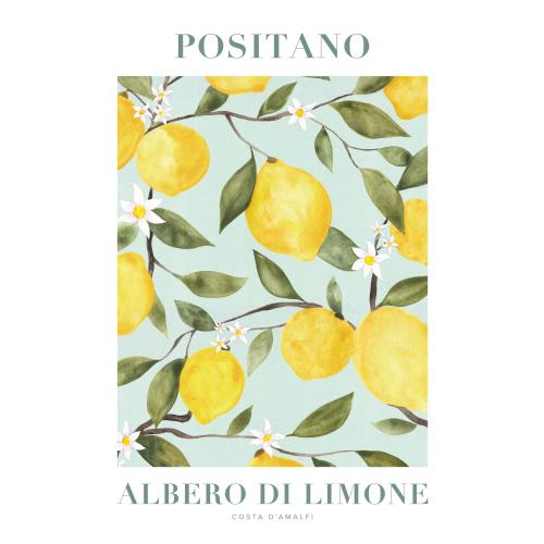 Positano Lemon Poster