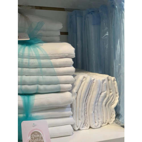 Burp Cloths 5-Pack by The Pump Station
