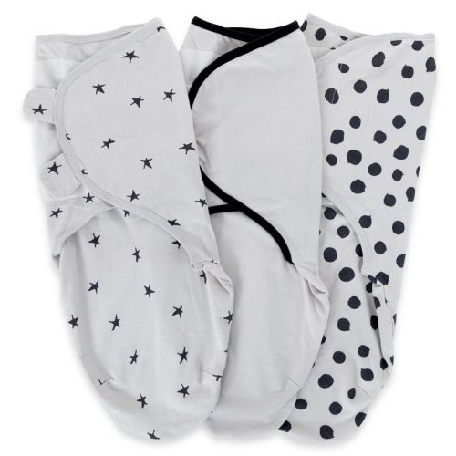 Ely's & Co. Adjustable Swaddle Blankets 3 Pack