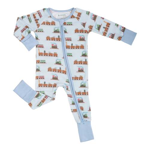 Choo Choo Crew Zipper One Piece Pajama