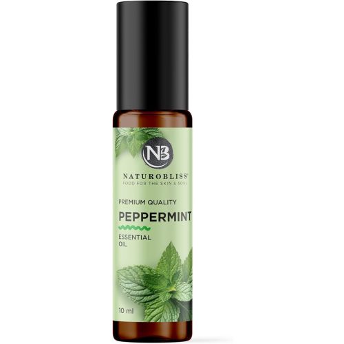NaturoBliss Peppermint Essential Oil Roll-On, 10 ml