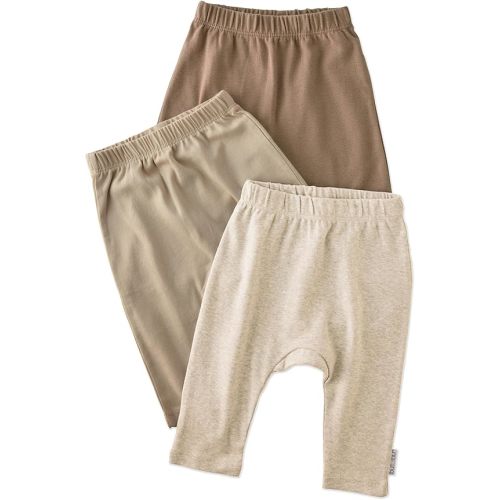 Baby Harlowe 3-Pack Pants 100% Organic Cotton for Baby Boys & Girls