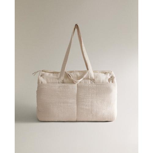 COTTON DIAPER BAG WITH A MOON | Zara Home United States of America