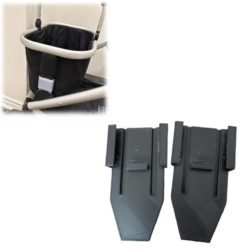 Shopping Basket Adapter for Cybex Gazelle S, Bottom Mount Connector, Easy Installation for Stroller Accessories