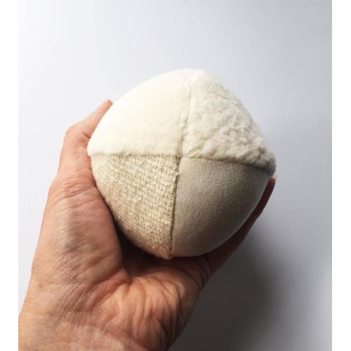 Eco Organic Fabric Ball Natural Whites Cream Sensory - Etsy