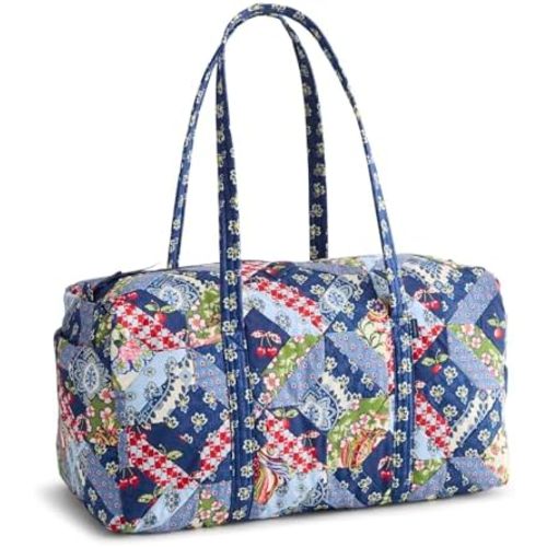 Vera Bradley Women's Large Original Duffel Bag – Trellis Patchwork, 58L