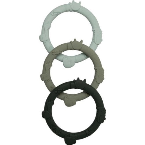 Assorted 3-Pack Teething Rings
