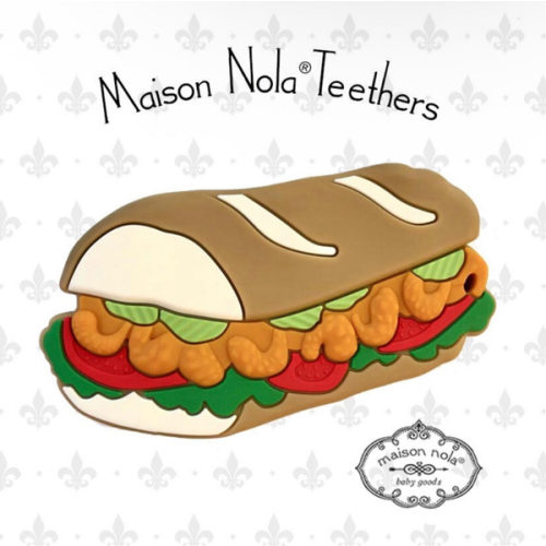 Shrimp PoBoy Teether | Maison Nola