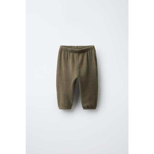 SOFT TOUCH JOGGER PANTS - Khaki | ZARA United States