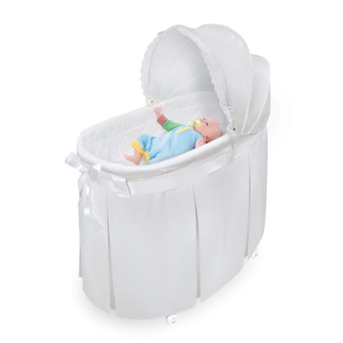 Harriet Bee Degeorge Rocking Bassinet with Bedding & Reviews | Wayfair