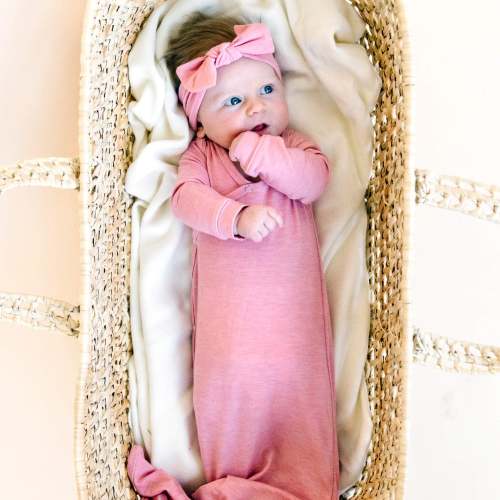 Newborn Knotted Gown - Darling