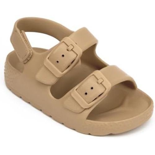 ChayChax Toddler Boys Girls Double Buckle Sandals Children's Adjustable Back Strap Water Sandal - size 9
