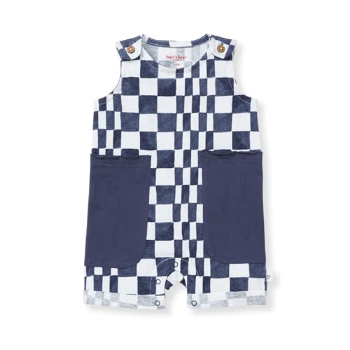 Burt's Bees Baby baby-boys Sleeveness Romper, 100% Organic Cotton One-piece Romper Suit