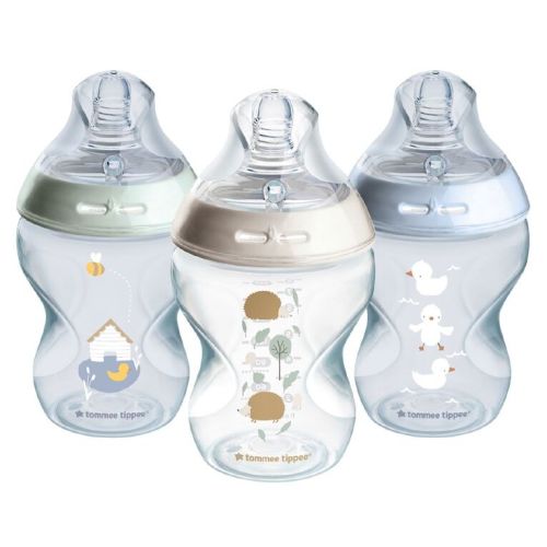 Tommee Tippee Natural Start 3X 260ml PP Bottles Boy