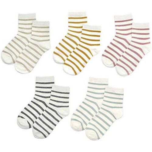 Gwenvenni Girls Socks Big Little Kids Cotton Ankle Sock Low Cut Toddler