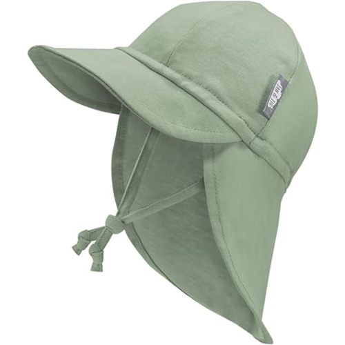 Jan & Jul Neck Flap Sun-Hat for Baby Boys Girls, Tie with Strings
