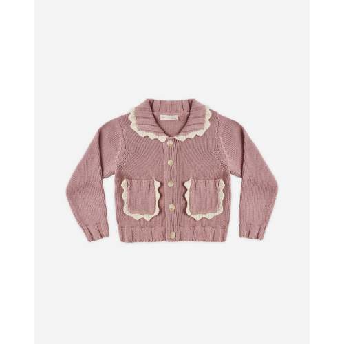 Collared Cardigan Rosewood – Rylee + Cru