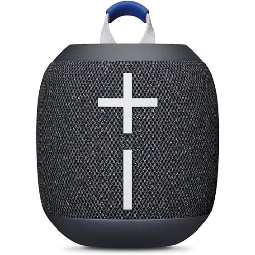 Ultimate Ears WONDERBOOM 4 Portable Waterproof Bluetooth Speaker with Balanced 360-Degree Sound and Bass, Dustproof Floating Speaker with 131ft (40m) Range- Black
