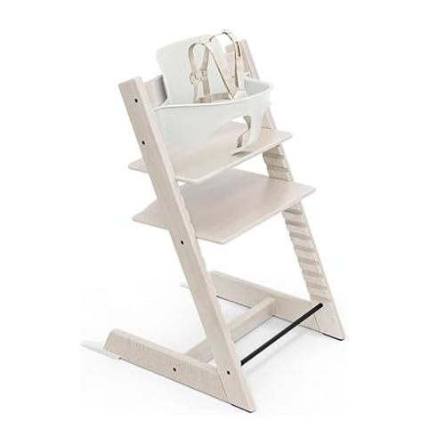 Stokke Tripp Trapp High Chair + Baby Set + Harness, Oak Warm Brown