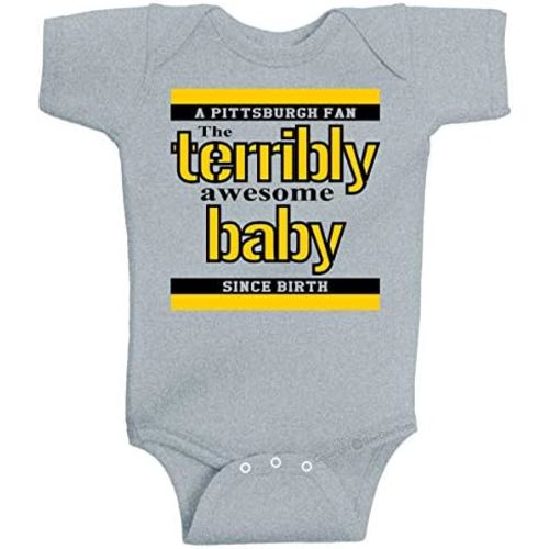 Pittsburgh Terribly Awesome Baby Funny Parody One Piece