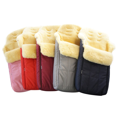 Luxury Natural Sheepskin Baby Footmuff l Genuine Medical Grade Bunting Bag l Warm Stroller Sleeping Sack l Winter Pram Christmas Gift