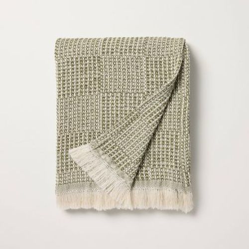 Checkered Knit Throw Blanket - Hearth & Hand™ with Magnolia