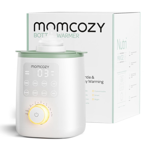 Momcozy Retain Nutrients Bottle Warmer, 9-in-1 Baby Bottle Warmer with Night Light, Accurate Temperature to Preserve Fullest Nutrients in Breast Milk, Bottle Warmers for All Bottles