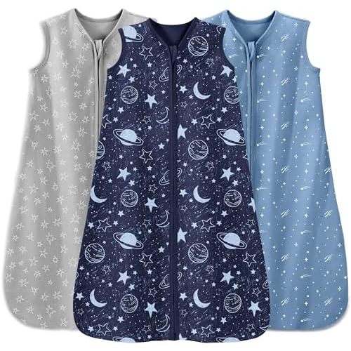 Unnivoll Baby Sleep Sack 6-12 Months 100% Organic Cotton 0.5 TOG