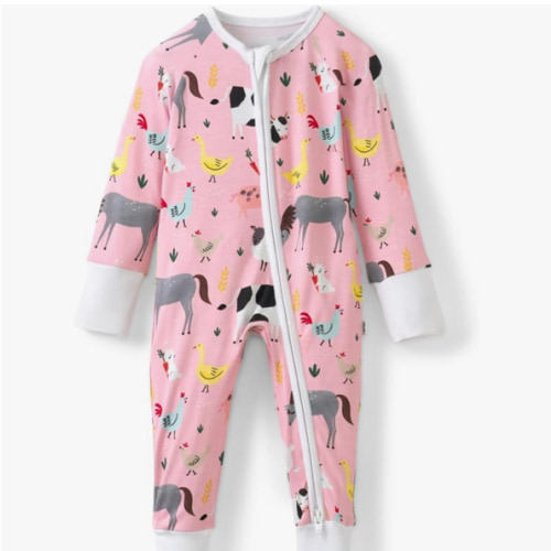 Little Sleepies Pajamas for Baby Boys & Girls, Viscose from Bamboo Baby Pajamas, Preemie & Newborn Sleepers, 2-Way Zipper PJs