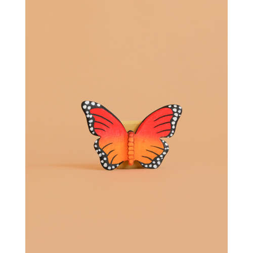 Bumbu Handmade Wooden Orange Butterfly