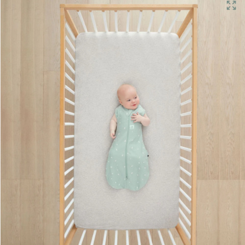 Organic Fitted Sheet Grey Marle (Bassinet, Cot) – ergoPouch AU