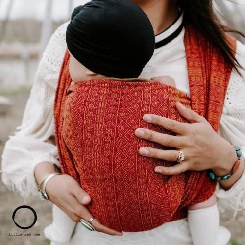 Prima Ruby Mandarine Woven Wrap by Didymos