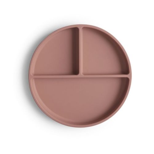 Silicone Suction Plate Cloudy Mauve One Size