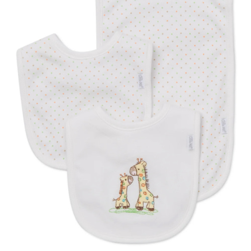 Giraffe Bib & Burp Set