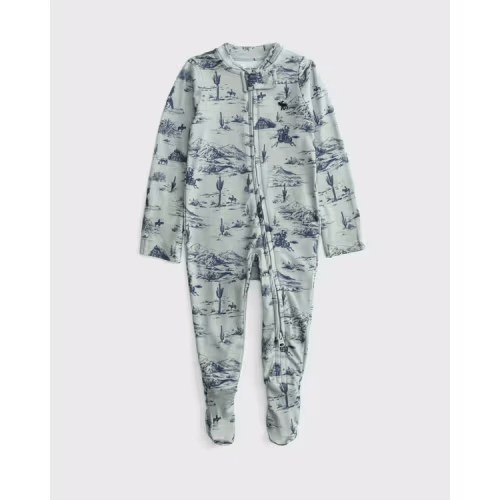 baby essential icon footed one-piece