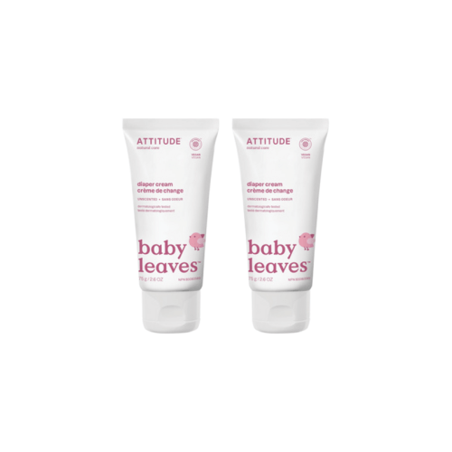 Buy ATTITUDE Baby Leaves Diaper Cream Zinc Unscented Bundle at Well.ca | Free Shipping $35+ in Canada