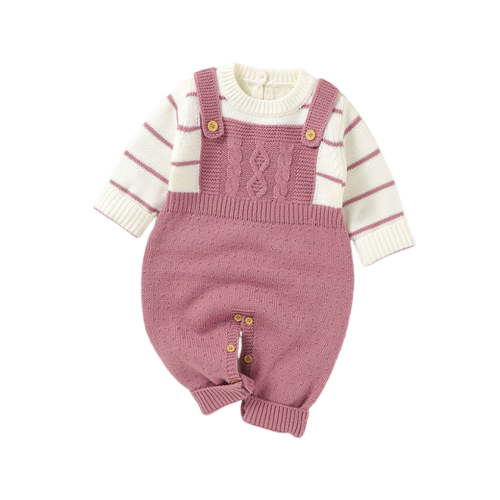 XuJwPNcy Baby Girl Boy Knitted Sweater Newborn Cute Clothes Winter Long Sleeve Romper Onesie Infant Warm Outwear Outfit