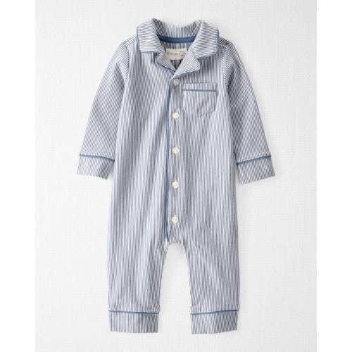 Baby Striped Organic Cotton Coat Style One Piece - Little Planet | Carter's
