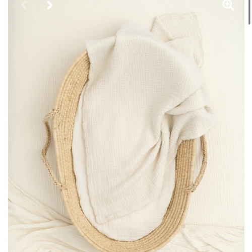 Essential Baby Blanket | Organic Cotton Gauze | Willaby – willaby undyed