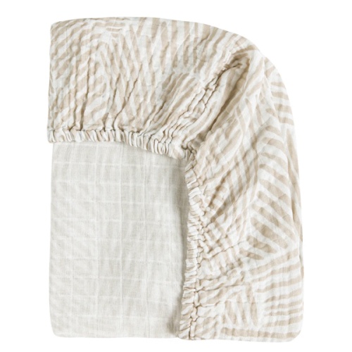 Babyletto All-Stages Bassinet Sheet in GOTS Certified Organic Muslin Cotton