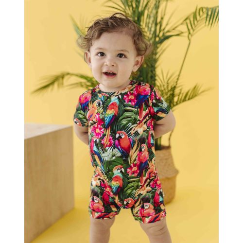 Parrot-ise Found Shortie Romper