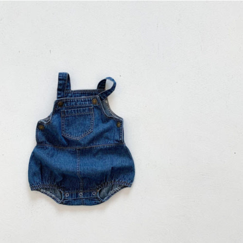 Denim Sleeveless Romper – Teeny Mini Me