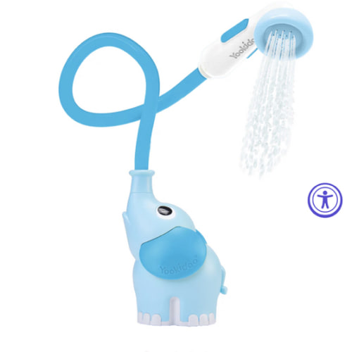 Elephant Baby Bath Shower Head | Yookidoo Newborn Toys in Tub Or Sink